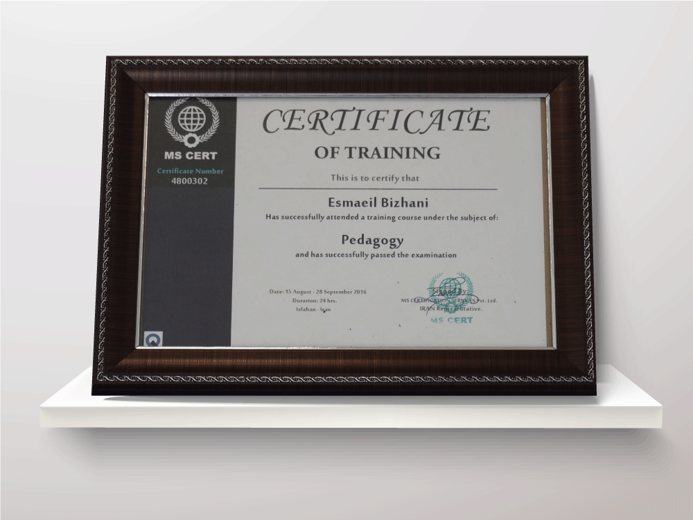 دوره تخصصی روش‌شناسی آموزش (Pedagogy)