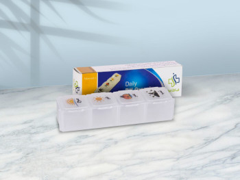 دستگاه تقسیم قرص + ظرف داروی روزانه